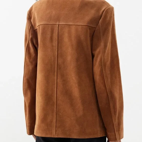 RAEY Boxy Suede Tailored Jacket 0 - Picture 5 of 5